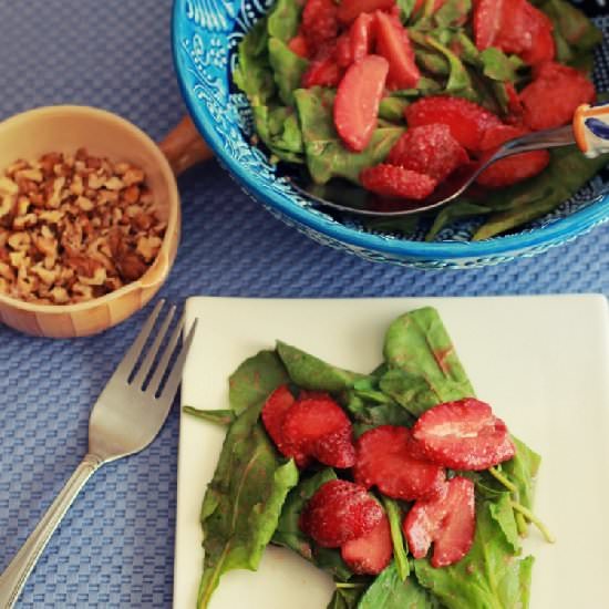 Strawberry & Spinach Salad
