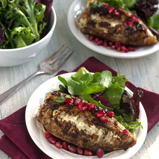 Goat Cheese Pomegranate Chicken