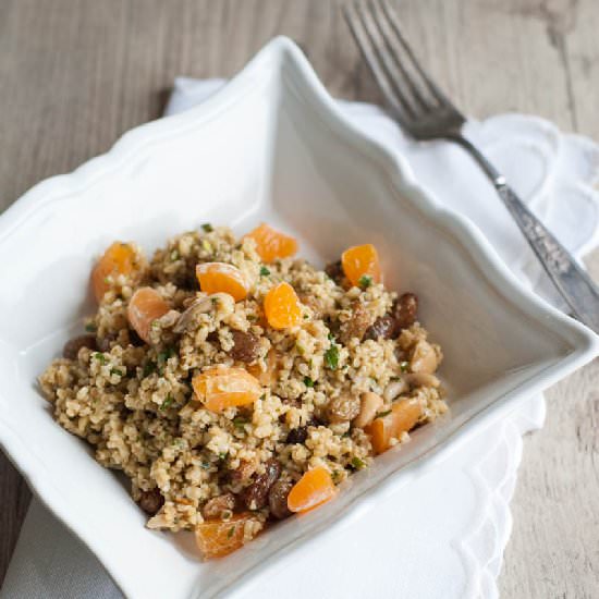 Bulgur Wheat Salad with Mandarin