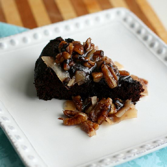 Vegan German Chocolate Cake
