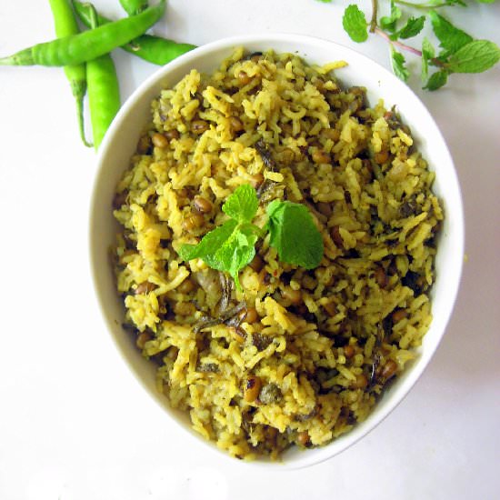 Spinach Pulao