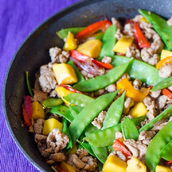 Pork & Mango Stir-Fry