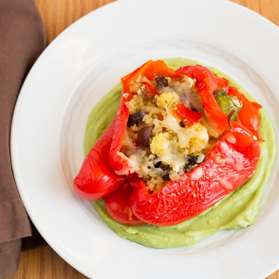 Stuffed Bell Peppers with Couscous