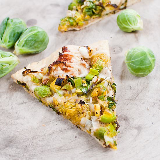 Brussels Sprout Pizza