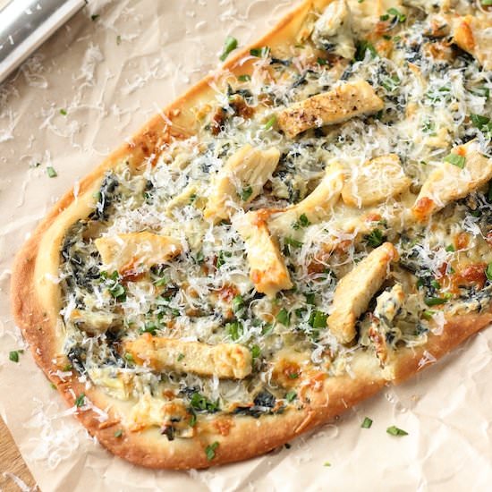 Chicken Artichoke Flatbread