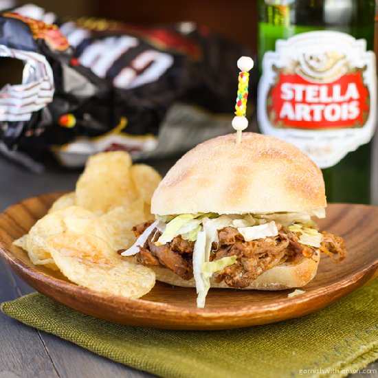 Three Ingredient Pulled Pork Slider