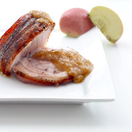 Slow Roast Crispy Pork Belly