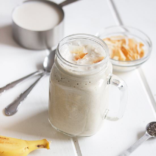 Coconut Banana Cream Smoothie
