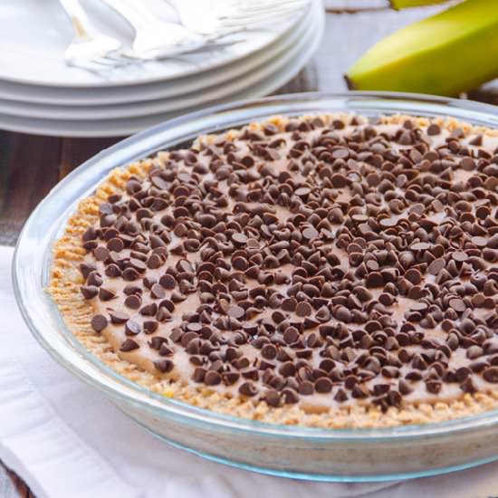 Clean No Bake Peanut Butter Pie