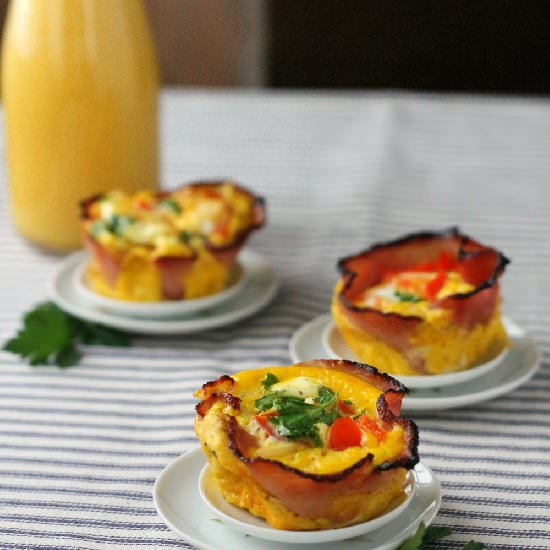 Baked Ham and Egg Cups