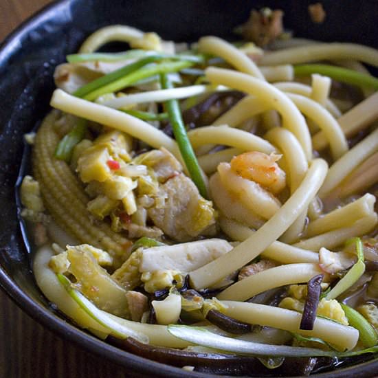 Seafood Udon Soup