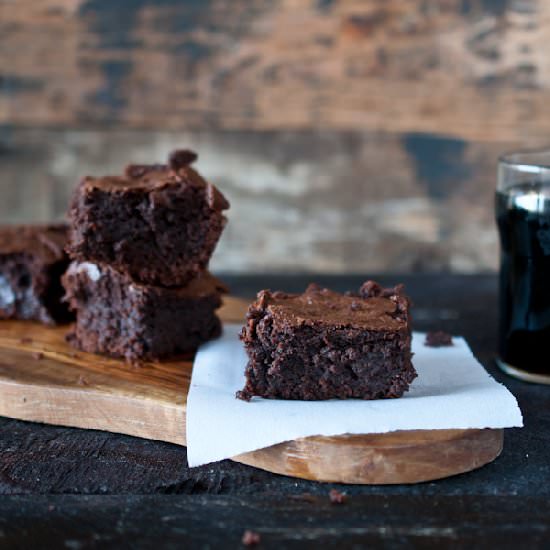Chocolate stout brownies