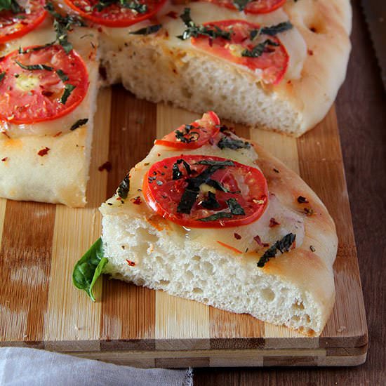 Focaccia Caprese