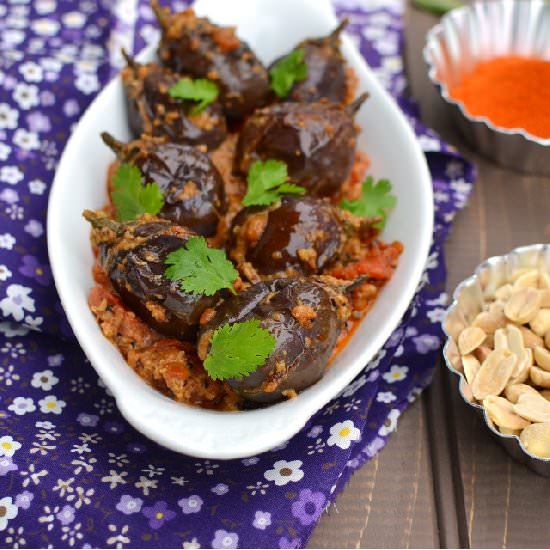 Stuffed Eggplant Curry