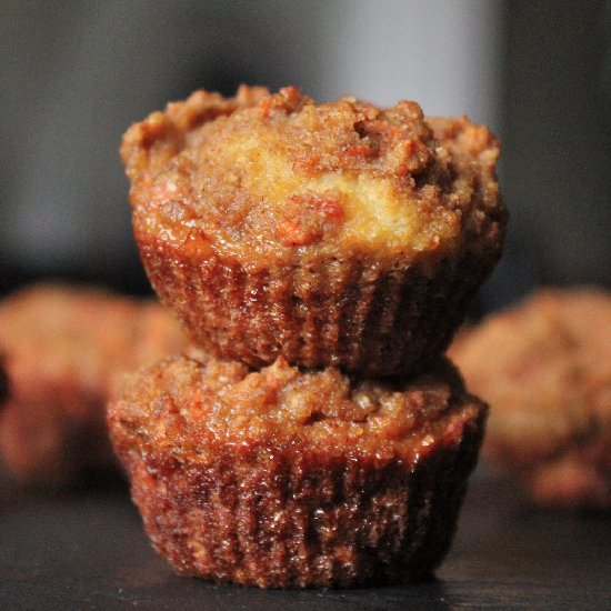 Carrot Banana Mini Muffins