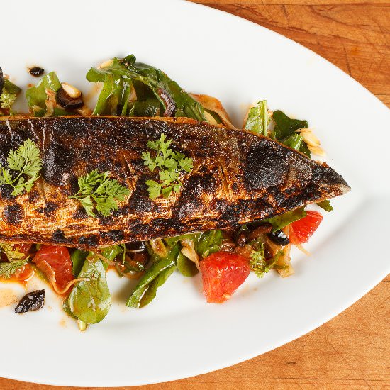 Spanish Mackerel, Saffron and Honey