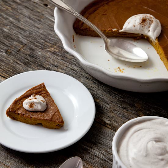 Crustless Sweet Potato Pie