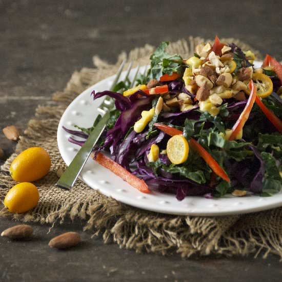Winter Salad & Kumquat Vinaigrette