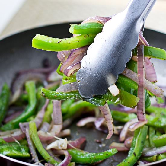 Chipotle Grilled Peppers & Onions