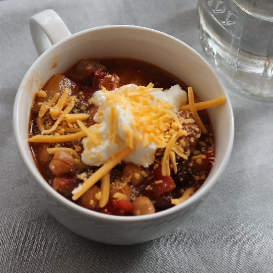 Butternut Squash and Turkey Chili