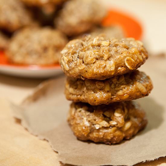 Orange-Tahini Pine Nut Cookies