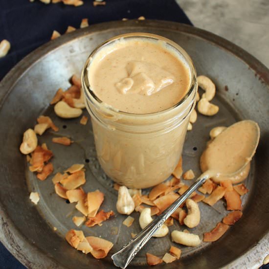 Toasted Coconut Cashew Butter