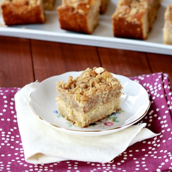 Sour Cream Coffee Cake with Pear