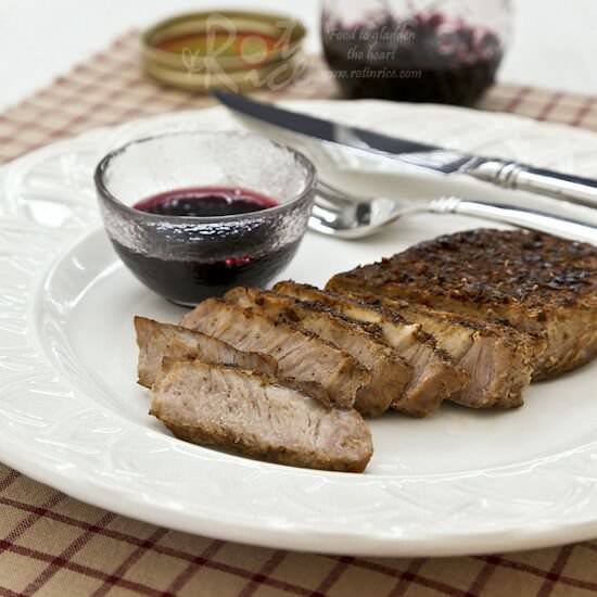Pan Roasted Pork Loin Chops