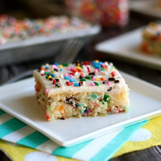 Funfetti Sheet Cake