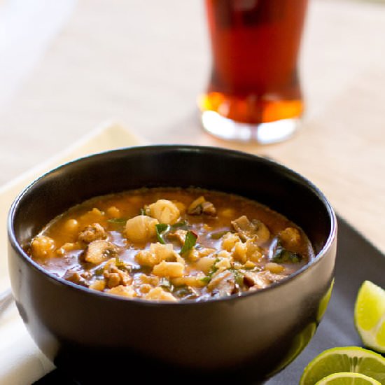 Chorizo Posole Soup