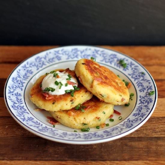 Loaded Potato Pancakes