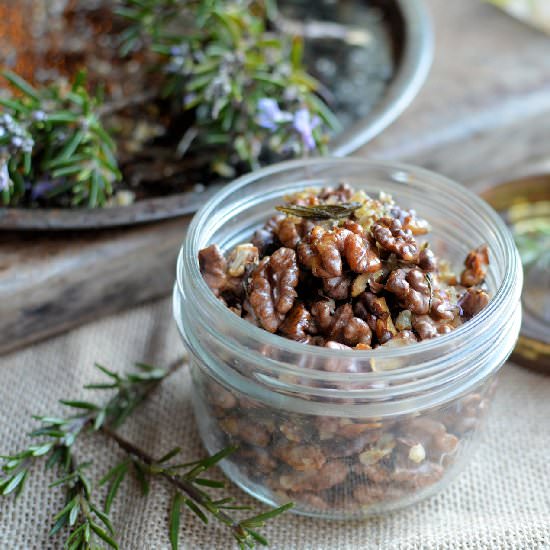 Rosemary & Sea Salt Roasted Walnuts