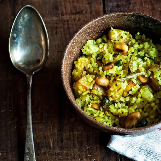 Poha – Flattened Rice Snack