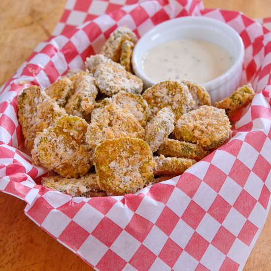 Oven “Fried” Pickles