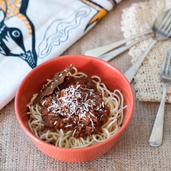 Slow Cooker Bolognese