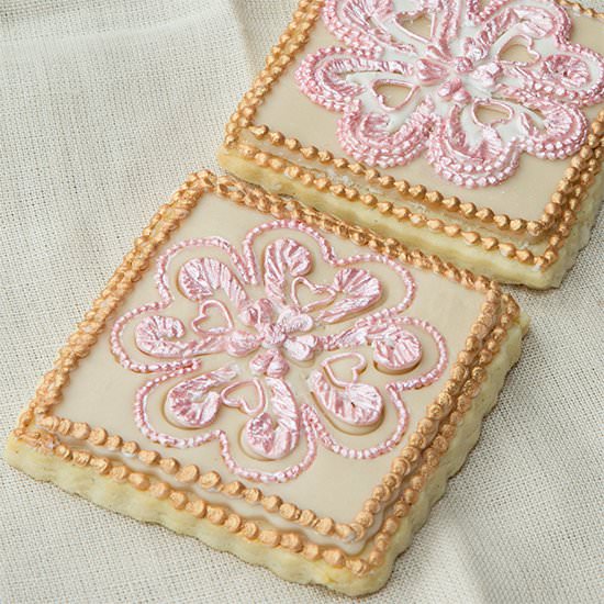 Eyelet Lace Royal Icing on Sugar