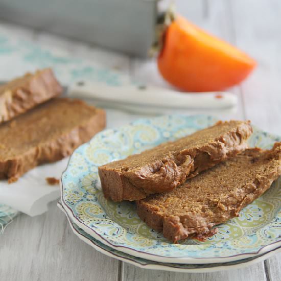 Persimmon Gingerbread Loaf