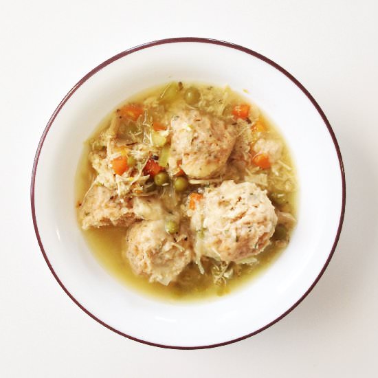 Healthified Chicken & Dumplings