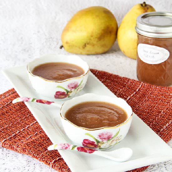 Homemade Pear Sauce