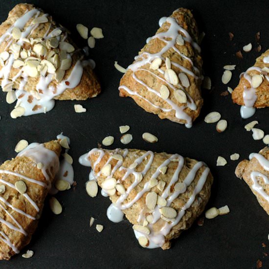 Buckwheat Honey & Almond Scones