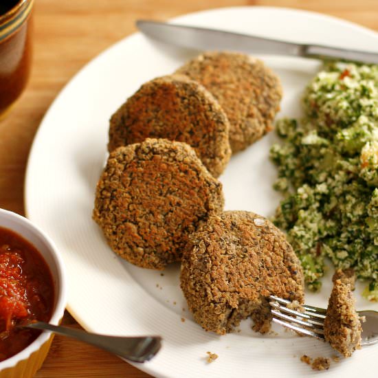 Quinoa and Black Bean Burger