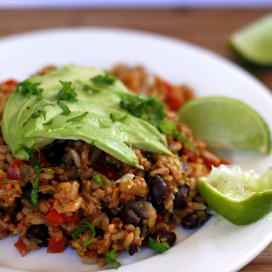 Mexican Refried Rice with a Twist