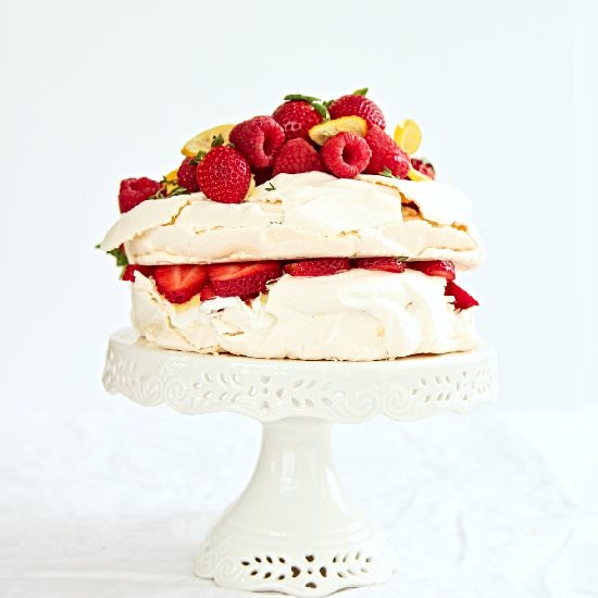Meyer Lemon Pavlova