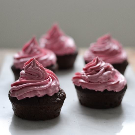 Beetroot and Chocolate Cupcakes
