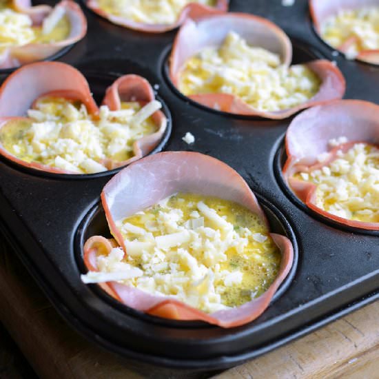 Cheesy Bacon & Egg Cups