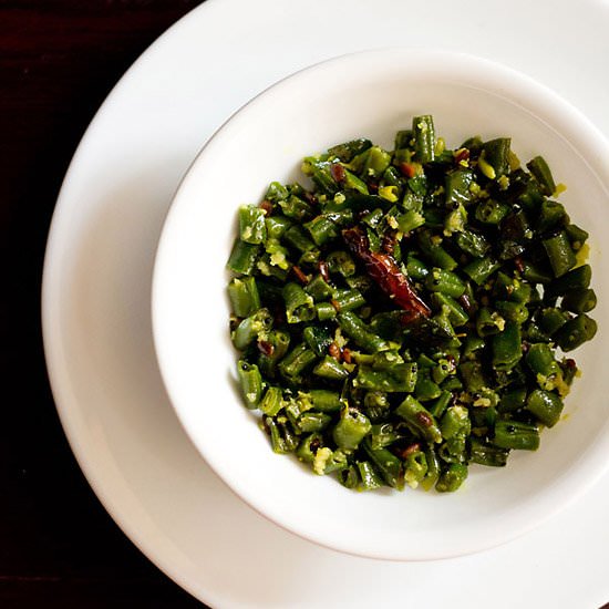 French Beans Poriyal