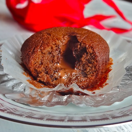 Molten Chocolate Truffles Cupcakes