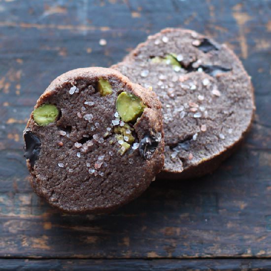 Chocolate Pistachio Sables