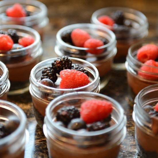 Chocolate Coconut Cream Pies