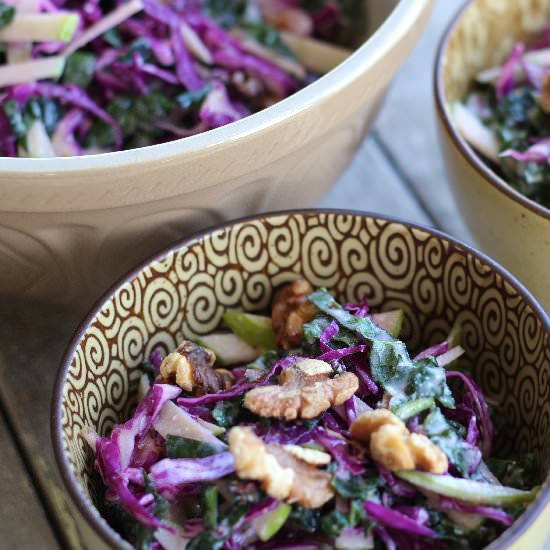 Kale & Purple Cabbage ‘Slaw